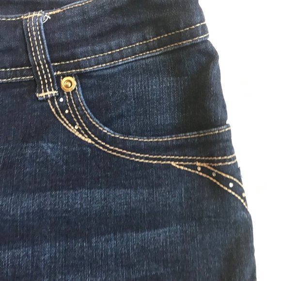 Chicos Jeans Pants Womens So Slimming Denim Size 0 Small - Picture 6 of 9